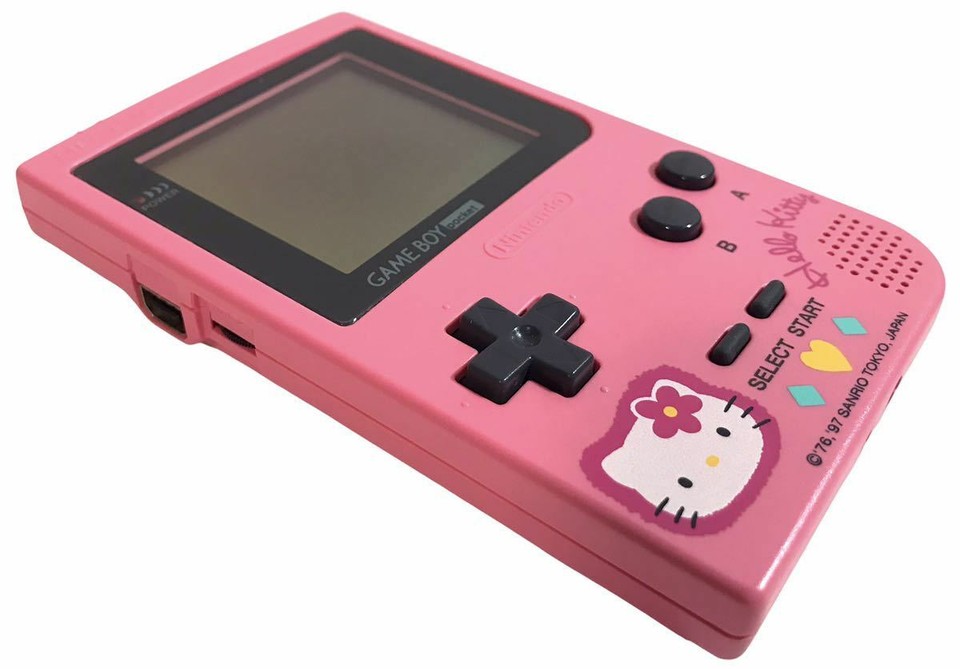 *HELLO KITTY Sanrio Nintendo Game Boy Pocket wz/Box,Fortune-telling ...
