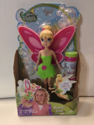 Disney Fairies Bubble Tink- Tinker Bell- Bubble Wand- Bubble Solution 2013 - 第 1/7 張圖片