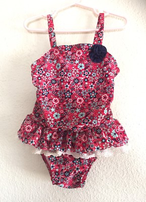 cat and jack floral swimsuit