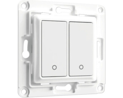 Shelly Wall Switch 2 Wandtaster 2-fach weiß