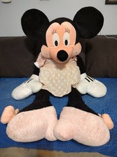Vintage Jumbo 48 inch Minnie Mouse Plush Disney Store Pink dress 4 feet tall