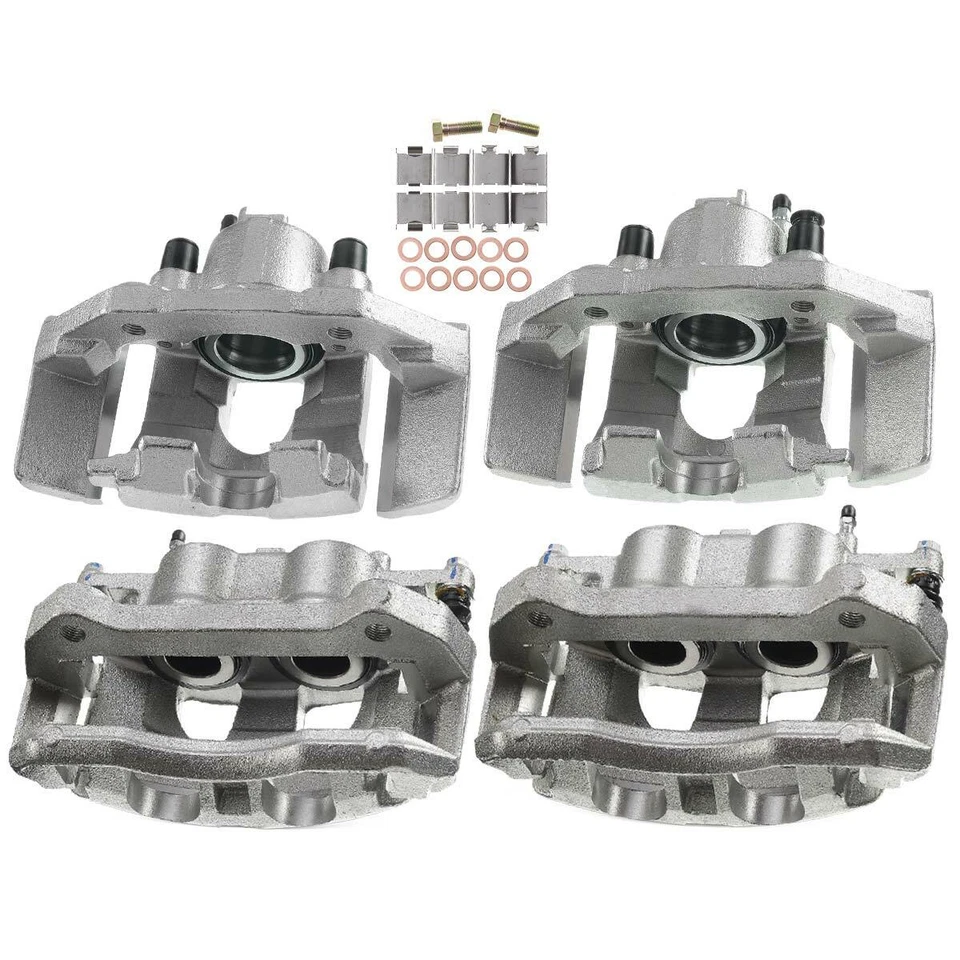 4 передних и задних тормозных суппорта с кронштейном для Ford Expedition Lincoln Navigator - Изображение 2 из 4