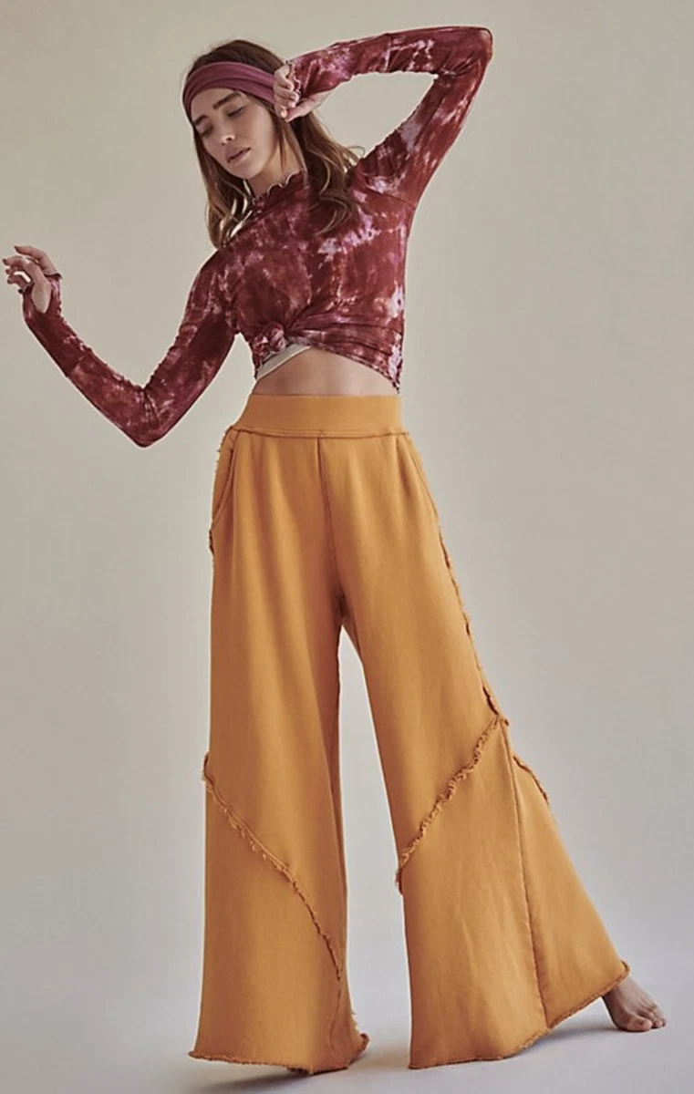 Free people wide leg clearance sweatpants