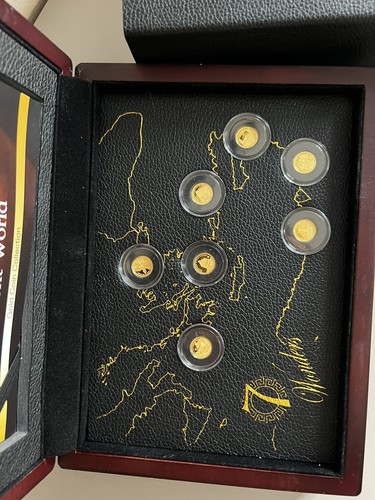 Pure Gold 24ct Coin Set Of 7 Coins Wonders Of The Ancient World - 第 6/6 張圖片