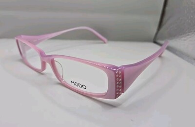 MODO 514 Full Rim Rectangular Eyeglasses Frames 51-17-140 PINK Italy