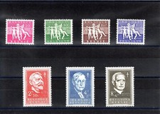 TIMBRE BELGIQUE 1955 N°979/985 NEUF** MNH