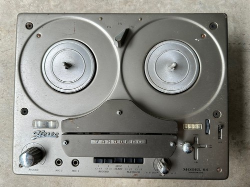 Tandberg Stereo 64 Stereo Tube Reel To Reel Recorder Player Preamp