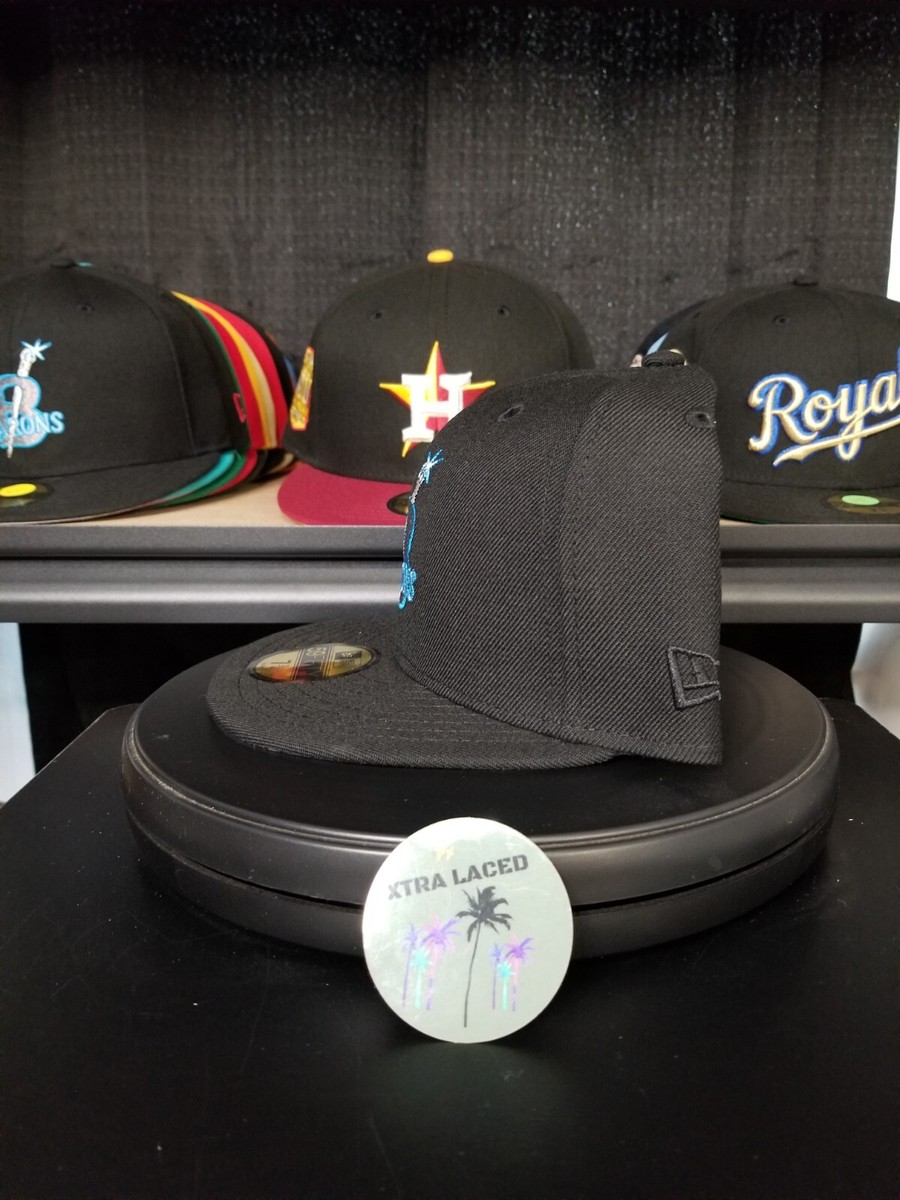 応援グッズ New 59FIFTY RC 7 3/4 Birmingham Barons Exclusive New Era 59FIFTY Birmingham Black Barons Fitted Hat