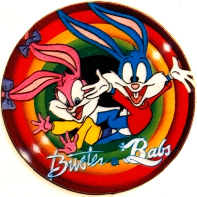 Mega Tazo 65 Buster & Babs 1994 Tazo, Pogs, Milk Cap 3 Puntos