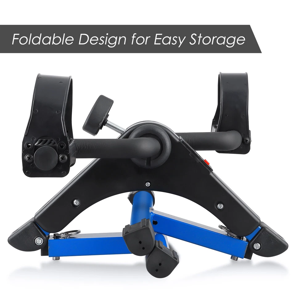 Portable Pedal Exerciser Under Desk Exercise Machine Arm Leg Exercise Peddler US - Image 4 of 4
