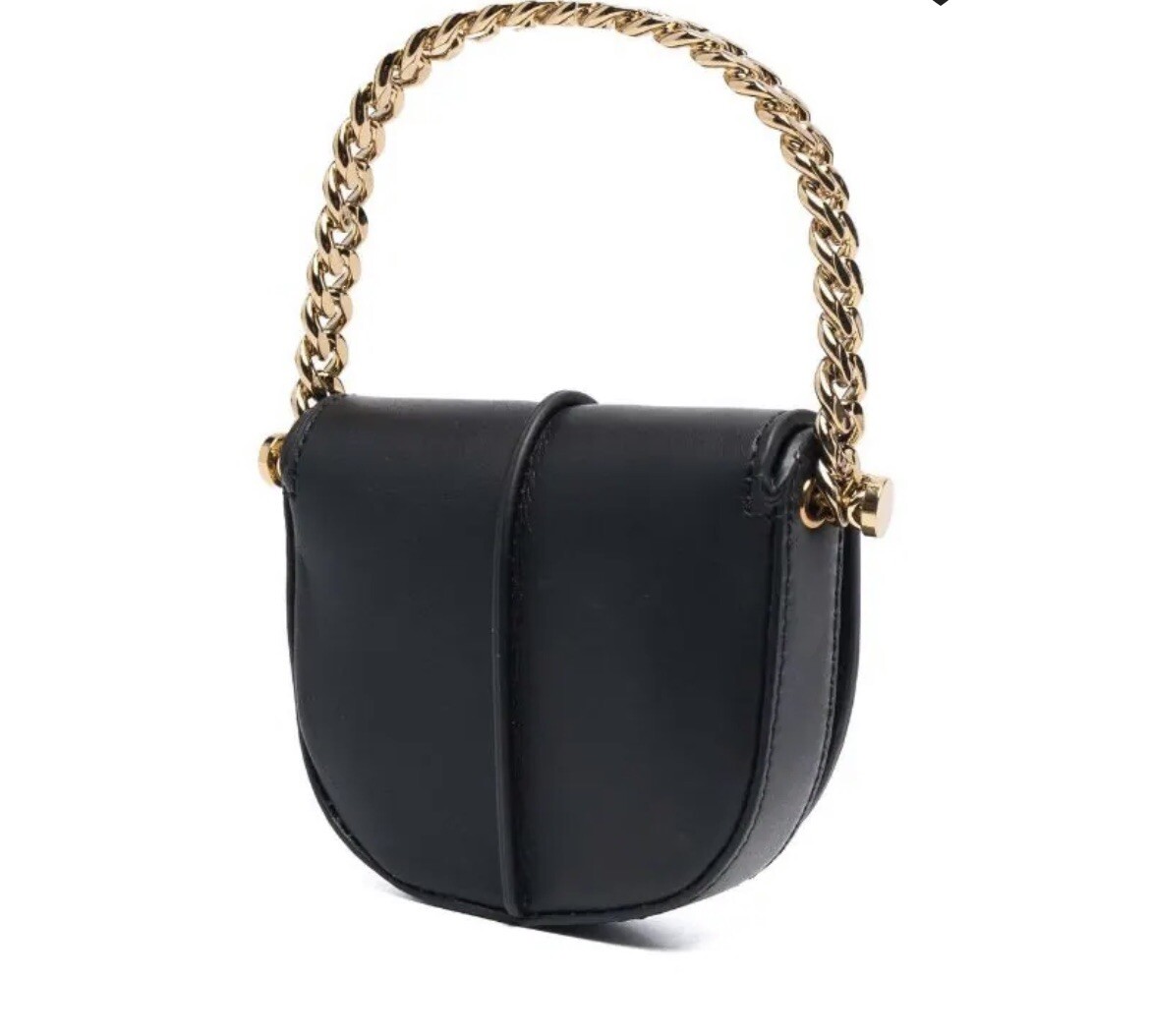 kara カラプラスターベビーピンチショルダーバッグチェーンブラック黒色