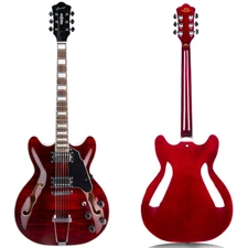 Grote 335 Electric Guitar Semi-Hollow Body Rosewood Fingerboard 22 Fret