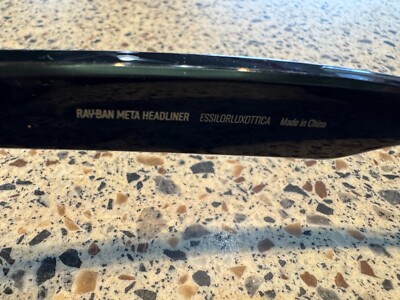 小物 HEADLINER RW4009F F SHINY BLACK Ray-Ban Meta Headliner RW4009F Smart Glasses Shiny Black