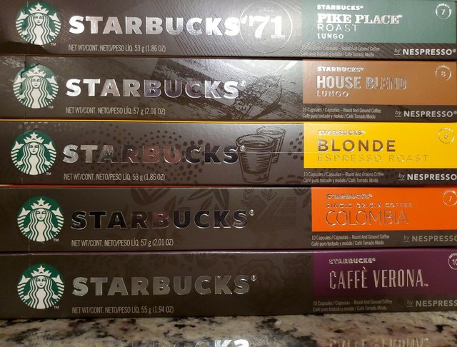 starbucks by nespresso favorites variety pack
