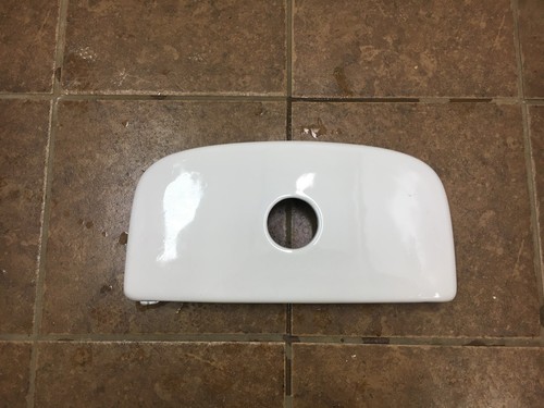 GERBER, WATER RIDGE DF-28-199 Dual Flush, Top Button WHITE TOILET TANK LID - Picture 4 of 9