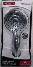 Delta ProClean 6-Spray Handheld Shower Head Chrome Finish 75719