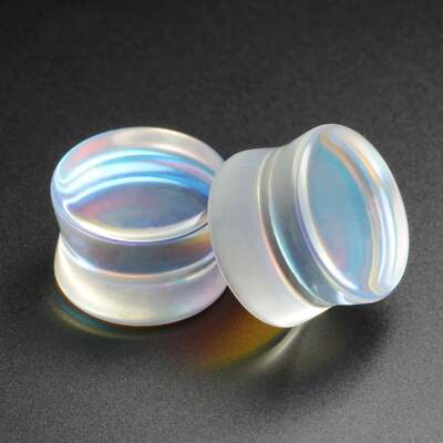 Aurora Glas Double Flare Plug | Glasohr Dehnstecker