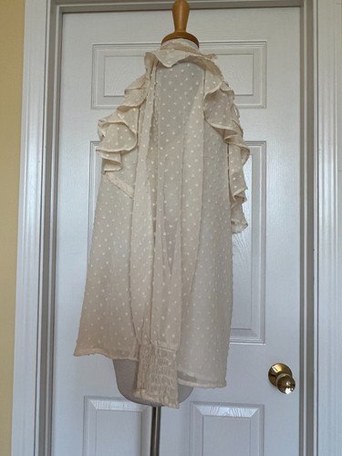 HALOGEN ruffled blouse size M - Picture 7 of 10