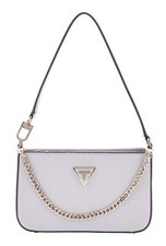 GUESS Noelle Mini Top Zip Shoulder Bag Schultertasche Tasche Lavendar Grey Neu