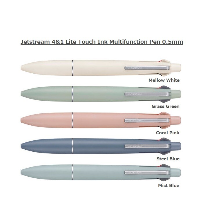Uni Jetstream 4&1 Lite Touch Ink Multifunction Ballpoint Pen