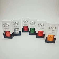 CND Shellac - Gleam and Glow Collection - ALL 6 COLORS - CHOOSE ANY - 0.25oz
