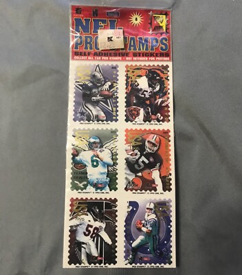 NFL Pro Stamps 1995 - Emmitt Smith - Marcus Allen - Jim Harbaugh and more - New