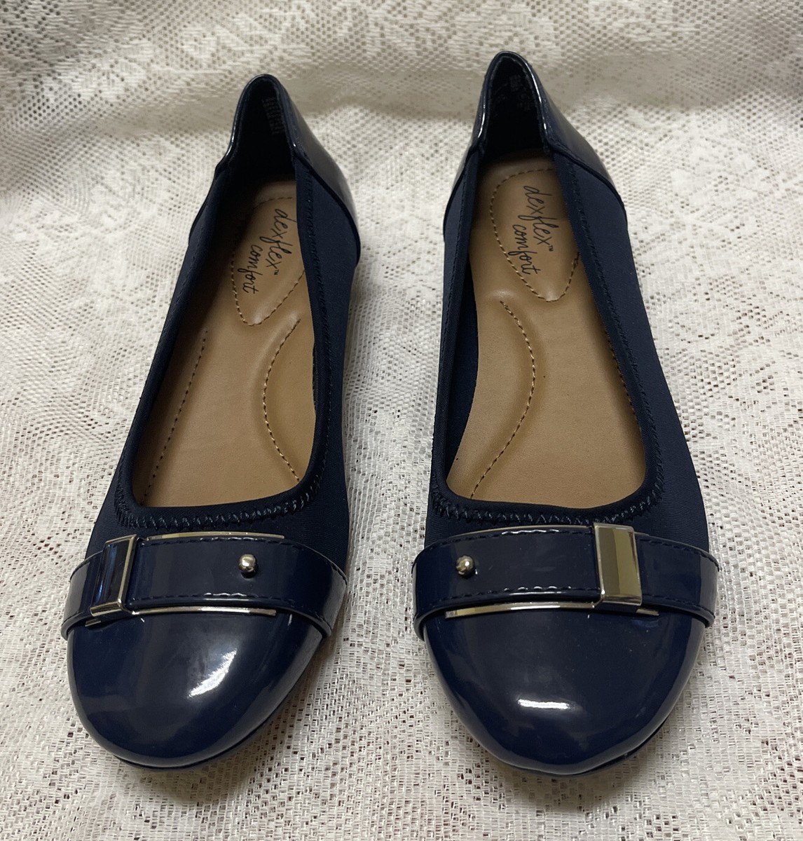 NEW DEXFLEX Comfort Women's FLATS Blue