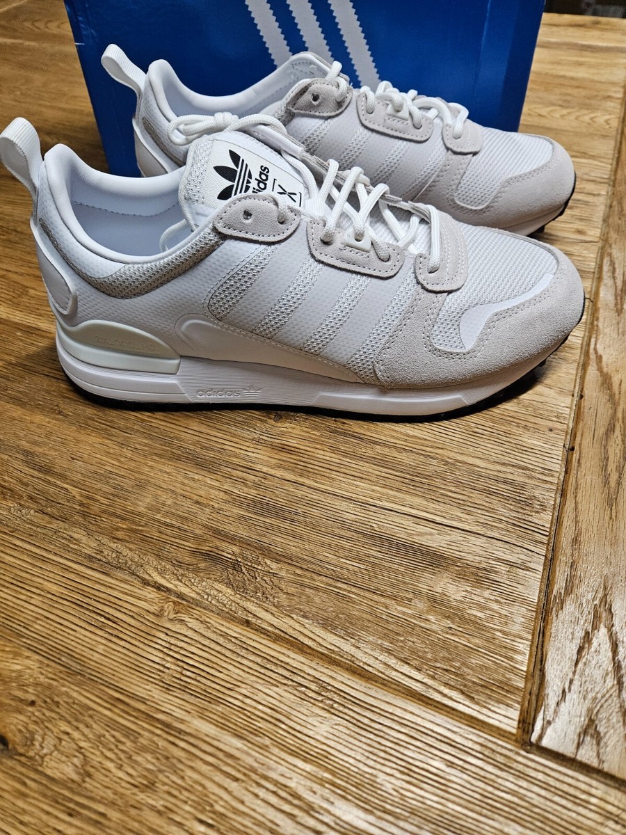 adidas ZX 700 HD, SIZE UK 8 1/2, WHITE/GREY, G55781