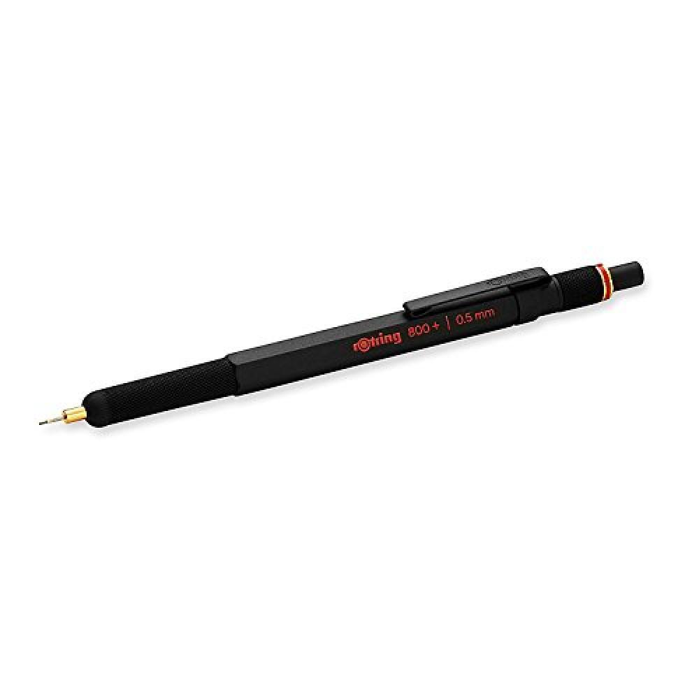 (TG. 0,5 GB) Rotring RO800+ - Matita a scatto e pennino stilo 0,5 GB nero - NUOV