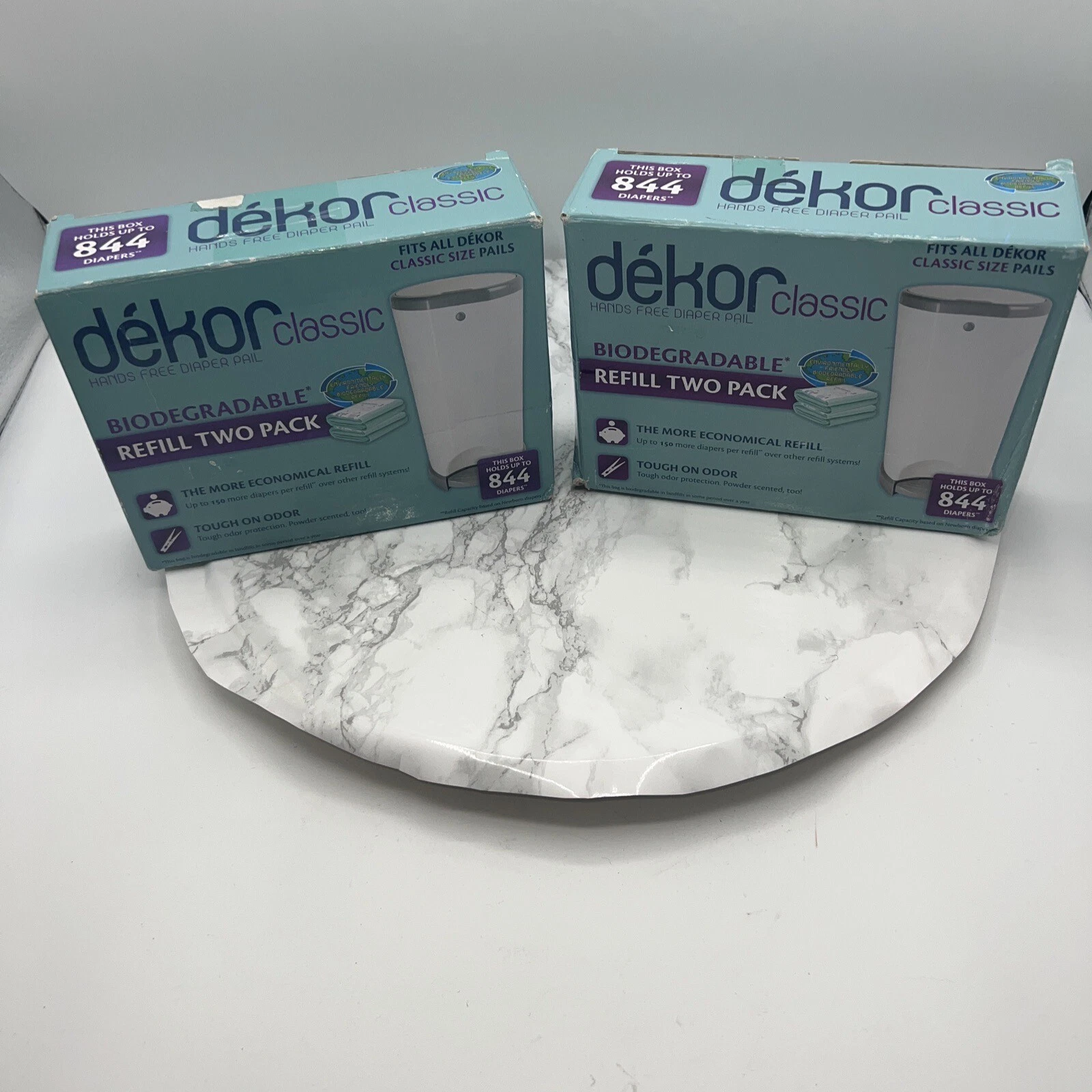 DEKOR CLASSIC Diaper Pail Biodegradable Refills - 2 Boxes