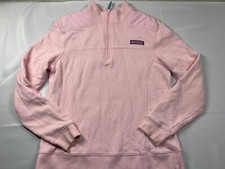 Vineyard Vines Sweatshirt MEDIUM 1/4 Zip Pullover Pink Women  s Top Jacket Coat