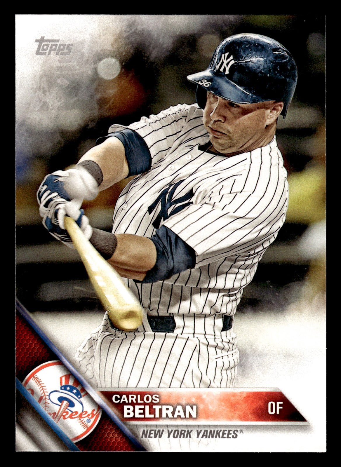 2016 Topps New York Yankees Team Set Break #NYY-10 Carlos Beltran
