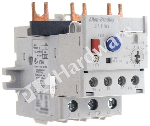 Relé de sobrecarga de estado sólido Allen Bradley 592-EEFC/C E1 Plus 3 fases 9-45A leer