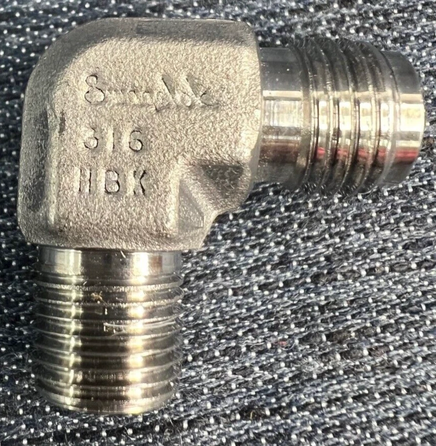 SWAGELOK SS-10MO-2 4RT 90° ELBOW 批量 3 件 — 第 2/4 张图片