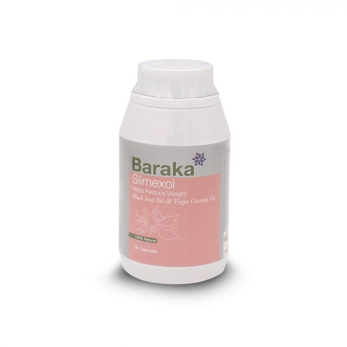 Natural Healthy Fat Burner Weight Loss for Slim Body BARAKA Slimexol 90 Capsules