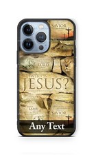 Funda personalizada para teléfono celular móvil Who is Jesus Christian se adapta a iPhone Samsung google