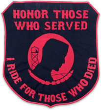 Honer Those Have Served Center Back Patch for Biker Vest
