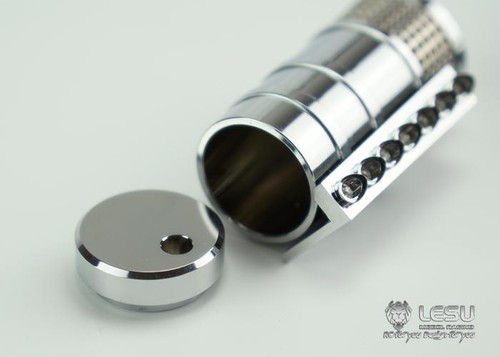 LESU Upgrade Metal Air Filter for DIY 1/14 Scale Tamiya RC Tractor Truck Model - Picture 4 of 8