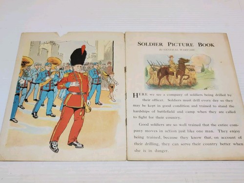 The Soldier Picture Book Vintage 1911 Children's Book by M.A. Donohue & Co - Picture 3 of 8