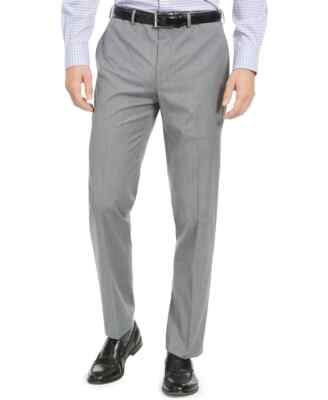 $100 Andrew Marc Men's Modern Fit Grey Pinstripe Suit Pants 39 x 33 poc0221