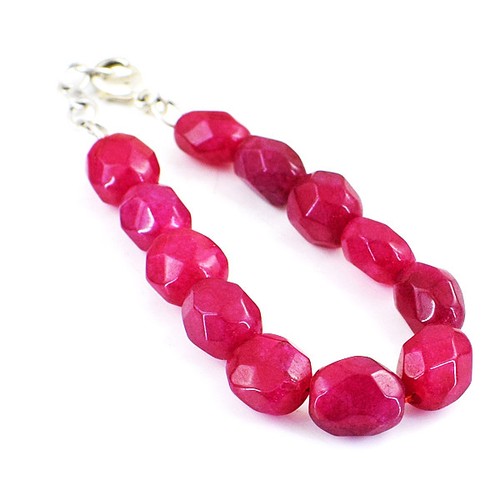 Pink Natural Ruby Beads Necklace, Shape: Oval At ₹ 7/carat In Jaipur - Foto 12