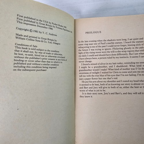 Flowers In The Attic Virginia Andrews HC & PB Choose Your Title - Select & Save - Picture 45 of 213