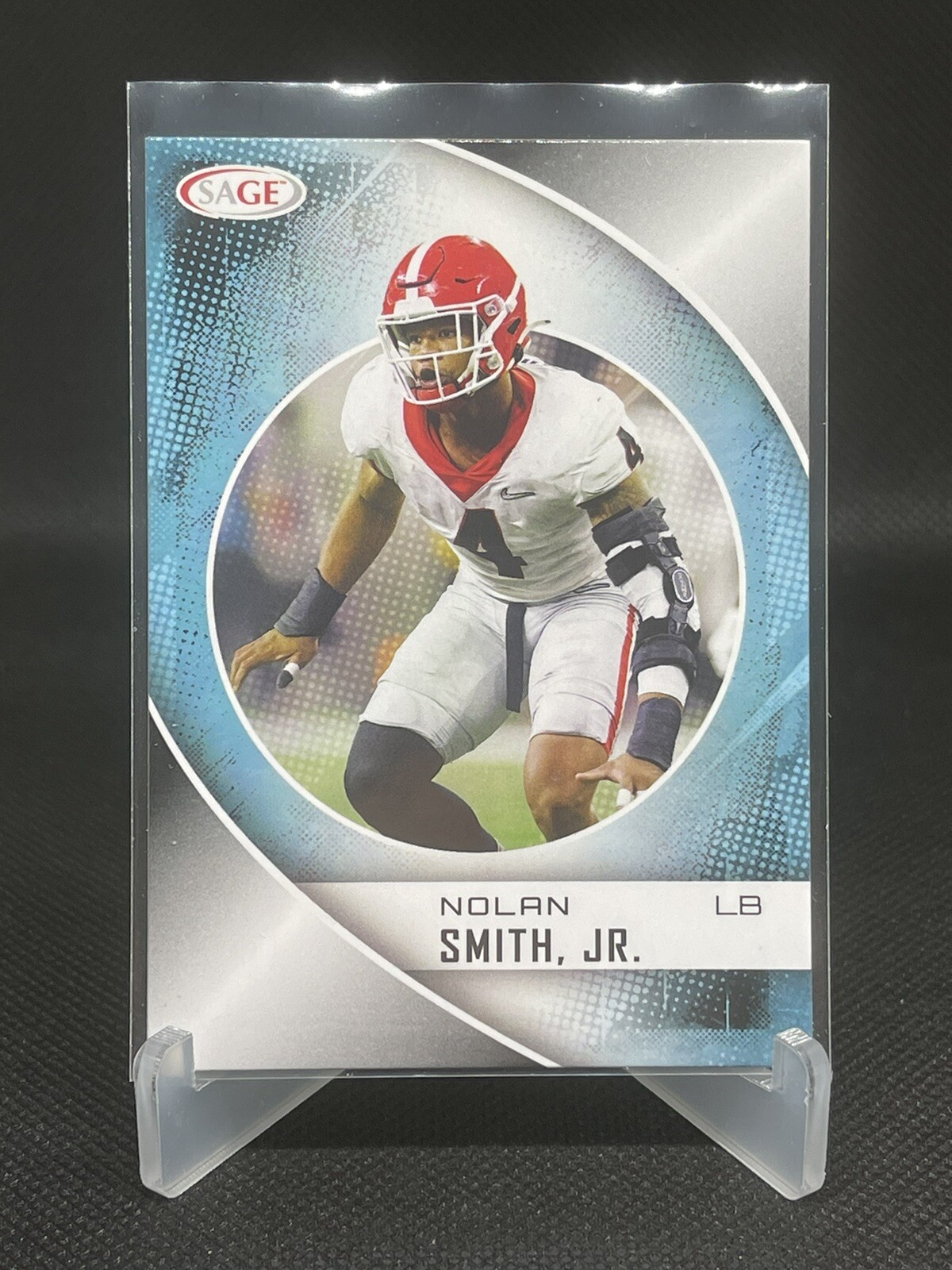 2023 SAGE HIT -  #46 Nolan Smith Jr. - Silver - Georgia Bulldogs.           0609