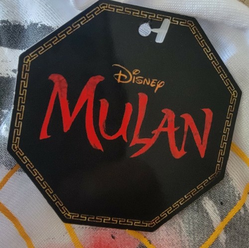 Disney Mulan Graphic T-Shirt White Girls Short Sleeve Size M New NWT - Picture 5 of 6