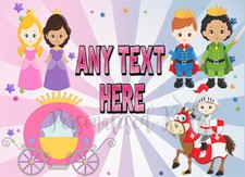 Personalised Kids Childrens A4 Placemat / Dinner  Laminated Many designs  messy