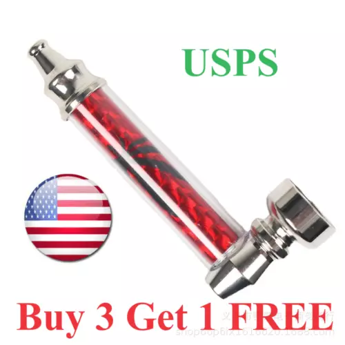 Metal Tobacco Smoking Pipe Portable + 5 FREE Screens! 002