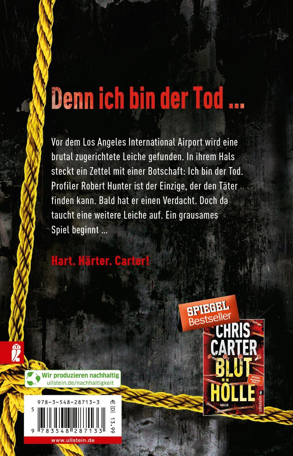 Thumbnail - I Am Death. Der Totmacher | Chris Carter | Taschenbuch | 384 S. |