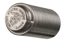 1911 End Cap - Commander Size, Marine Engraved, Thick Flange, Stainless