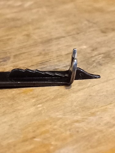 Original Savage 1899 1895 Semi-buckhorn Rear Sight & fishook elevator .378"DT - Picture 8 of 11