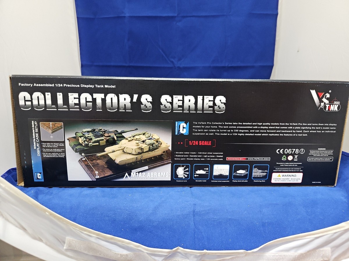 ハイテックvstank VS Pro Tank Collector Series M1A2 Abrams Tank 1/24 Scale